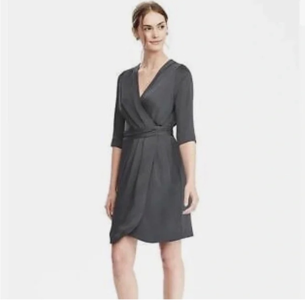 Banana Republic  Crossover Tulip Dress